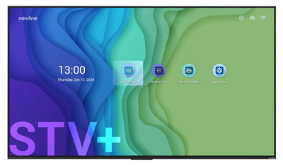 Newline Stv + 43 Screen Plana Señalización Digital 109,2CM (43) LED Wi-Fi 300 Cd / M² 4K Ultra HD Black Proces — image 1