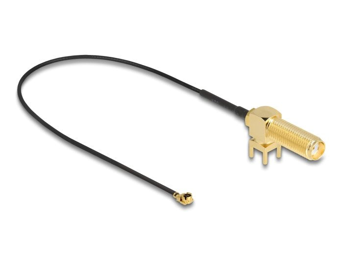 Delock 12035 Antenna Cable Sma 90° Pcb Mampara Female a I-pex Inc., Mhf® I Male 1.13 25CM Length Hilo 15MM