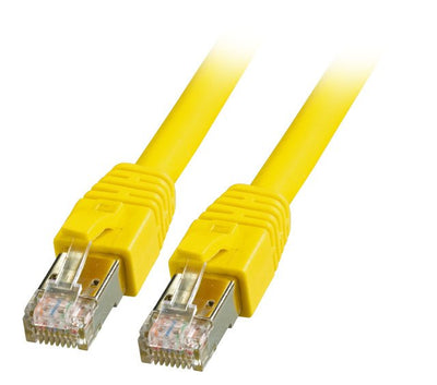 Efb RJ45 Network Cable CAT.8.1 S FTP Lszh Bc Yellow 5M — image 1