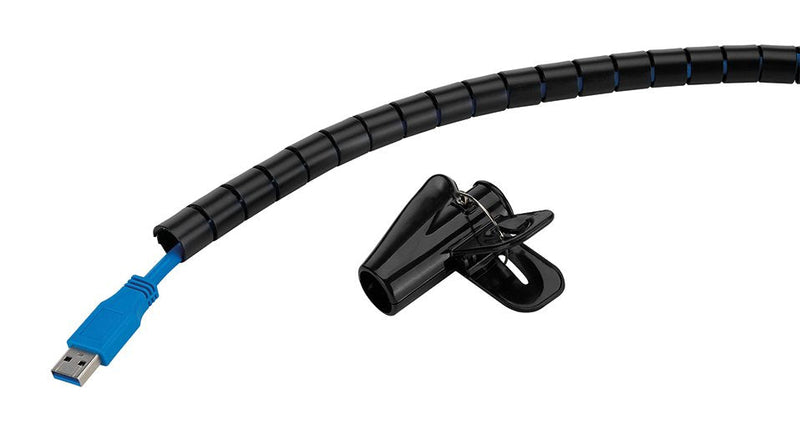 Neomounts ADS06-140BL Organiser Cables Desk Pasacables Black 1 Pieces