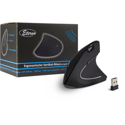 Inter-tech KM-206R Mouse RF Wireless Óptico 1600 DPI Ambidextro — image 1