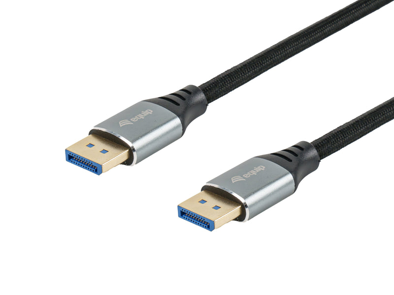 Equip DisplayPort 2.1M M 2.00M16K 60HZ Komp.hdcp Alum. Gr