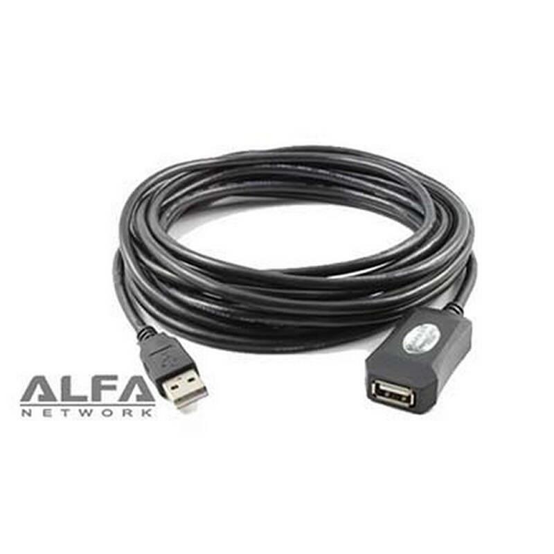 Alfa Network USB Cable 2.0A/a 5.00M M-h (alargo) Activo