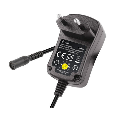 Alimentador Electronic 12V 600MAH 7,2W Selector Adjustable 3V a 12V — image 1