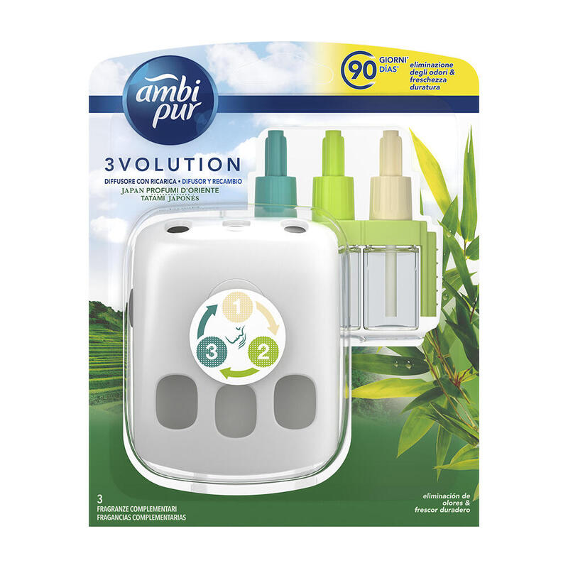 Ambipur 3VOLUTION Aparato + Spare Part Japan Tatami 21ML