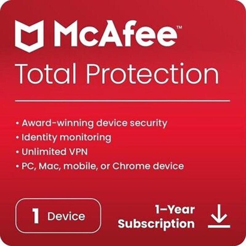 Mcafee Antivirus Total Protection 1 Dispositivo 1 Year Esd (descarga Directa)