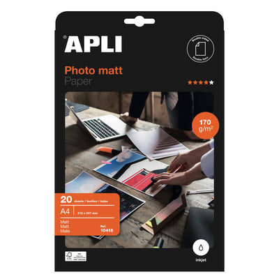 Apli Paper Fotografico Matt A4 170G 20 Hojas — image 1