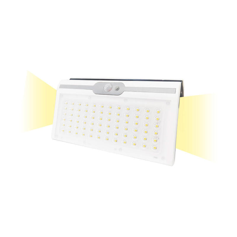 EDM Wall Light Solar 6W 430LM 6.500K With Sensor Colour White