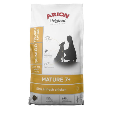 Arion Genuine Mature 7 + Med/Large Sucha Karma Perro 12KG — image 1