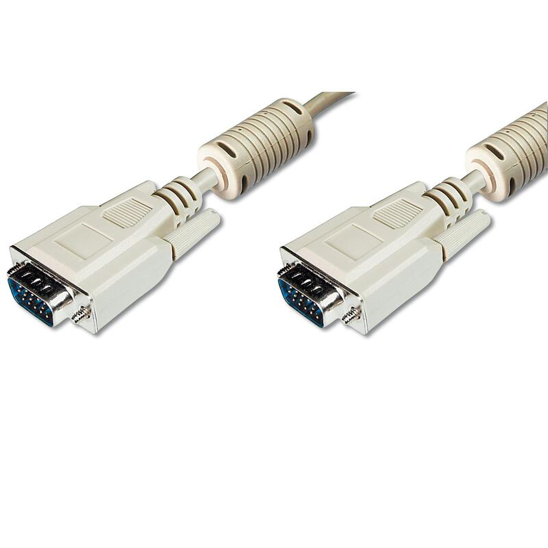 Assmann Electronic AK-310103-050- And Cable VGA 5M VGA (d-sub) Beige