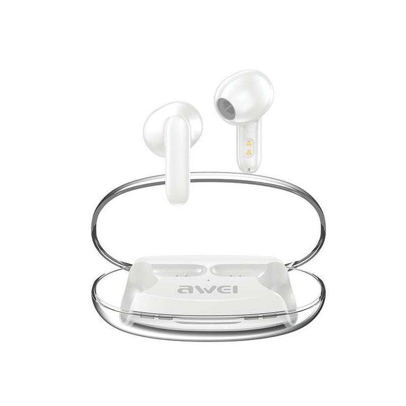 Headphones Bluetooth 5.3 T85 Enc Tws White