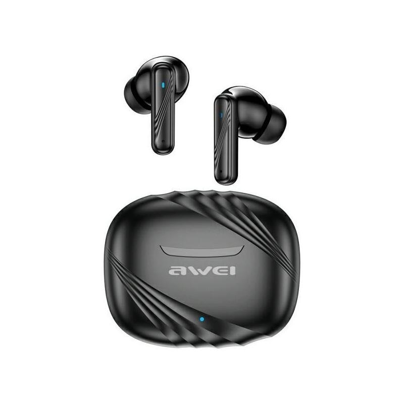Headphones Bluetooth 5.3 TA6 Anc Tws Black