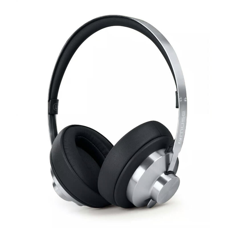 Muse Headphones Stereo Bluetooth M-298 Sbl, Black Silver