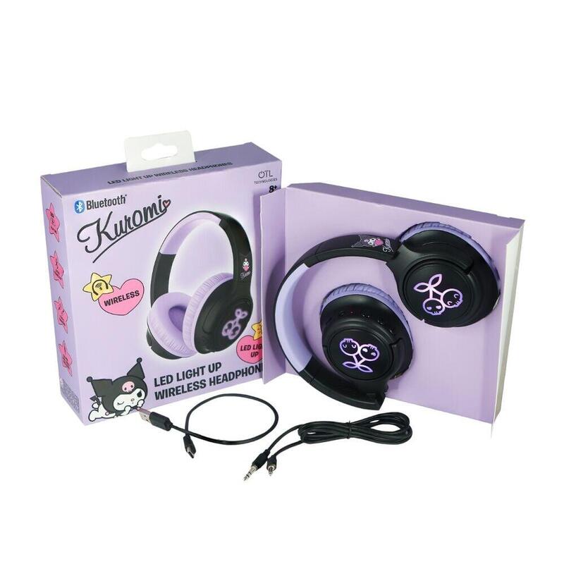 Headphones Infantiles Kuromi Hello Kitty