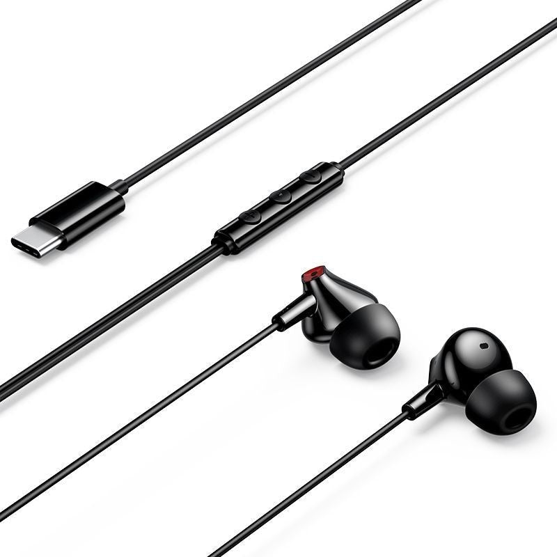 Vention Headphones Intrauditivos Echo Lite USB-C In-ear With Microphone USB Type-c Black