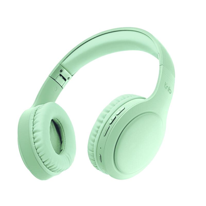 Auriculares Tnb Tonality - Bluetooth Auriculares Con Active Noise Cancellation - Mint Verde