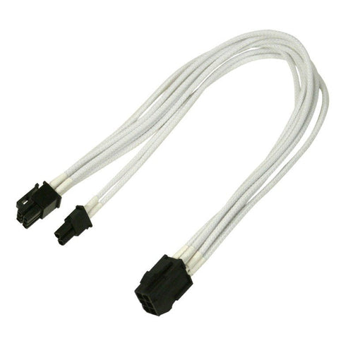 Nanoxia Cable Pci- And 6A 6 + 2 Pines, 30CM, Sencillo, White — image 1