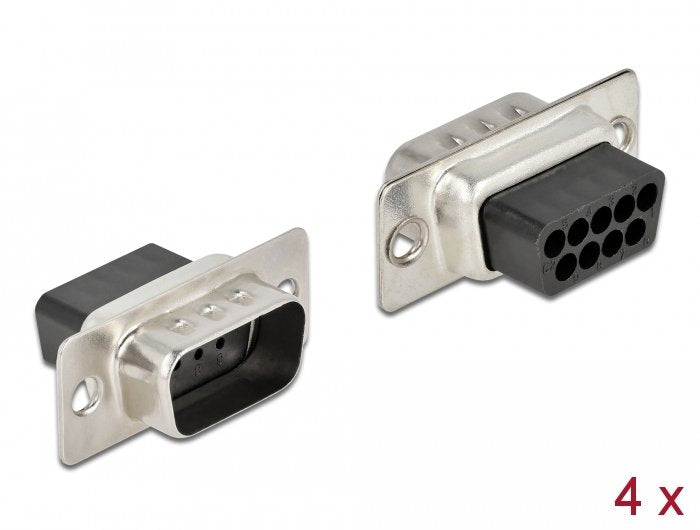 Delock 66708 Connector Black Silver