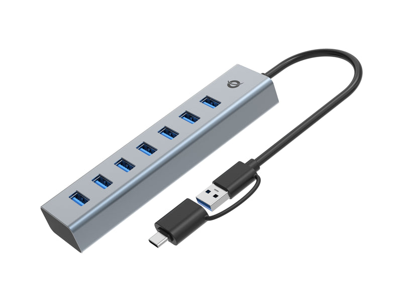 Conceptronic USB Hub 7-PORT 3.0 C-7X3.0 + Typc 5Gbps M.nz Gr
