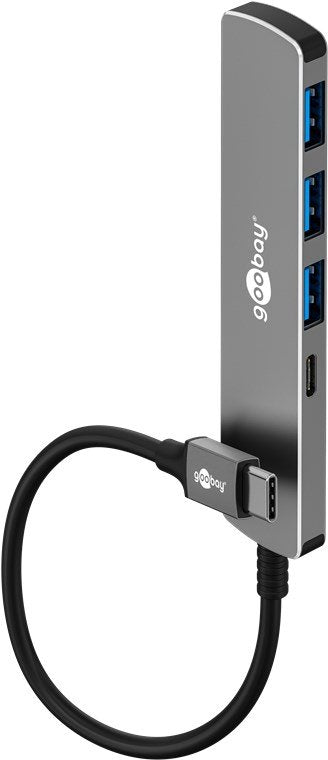 Goobay Slim 4-PORT USB Hub Usb-c™ a Usb-c™/Usb-a, 5 Gbit/S