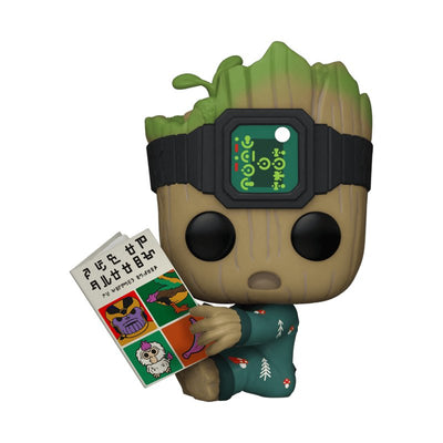 Funko Pop Marvel Guardianes Galaxia Groot Pijama With Book 70651 — image 1