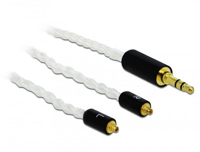 Delock Cable Audio 3,5MM 3 Pin Male - 2 X MMCX Male 1,20M — image 1