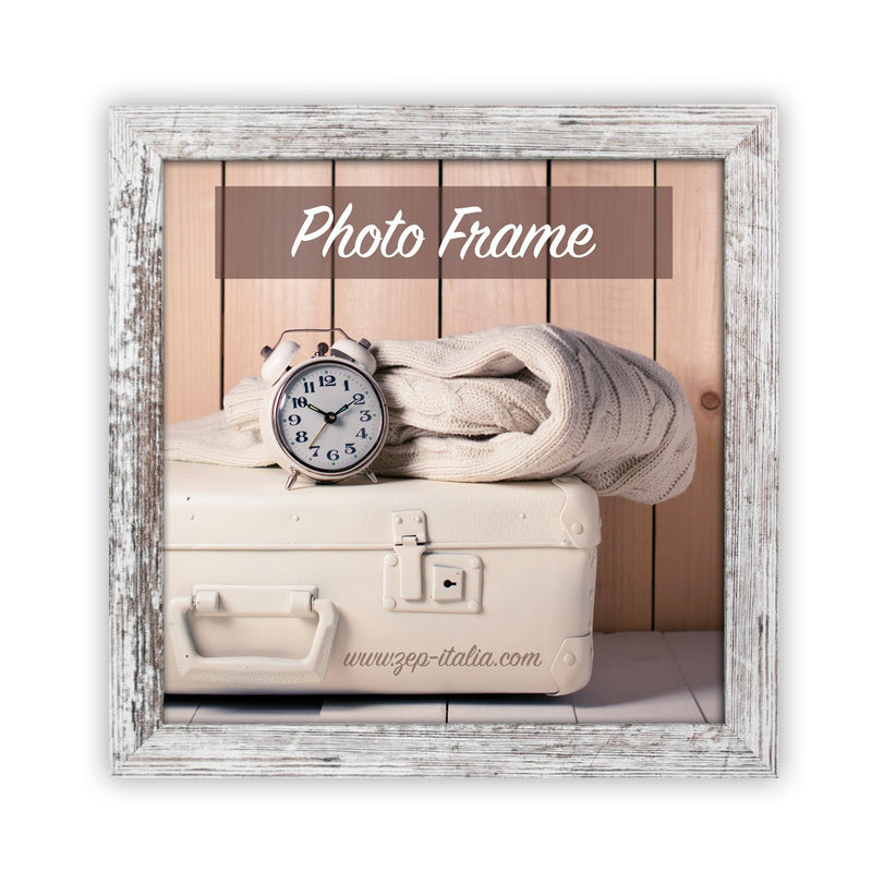 Zep Frame Wood Nelson 6 30X30 White/Brown V21306
