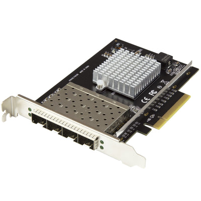 Network Card Pci Express Servers With 4 Ports Sfp + - Network Card 10 Gibabits With Chip Intel XL710 — image 1