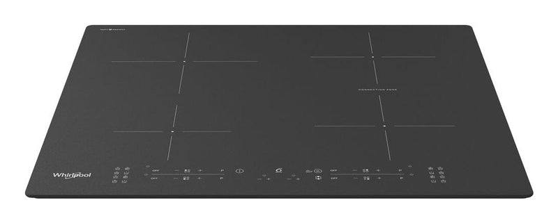Whirlpool Board Cocción Wb B8360 Ne Bm, Vitrocerámica, Inducción, Recessed 4 Zonas Cocción, 59CM Wide Colour B