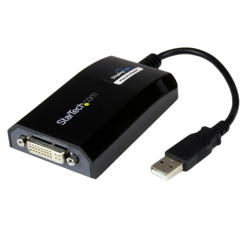 StarTech.com Adapter Vídeo External USB a DVI Graphics Card External Cable Mac And PC 1920X1200 Female DVI-i M