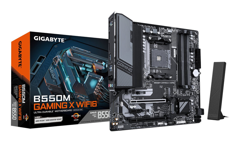 Gigabyte B550M Gaming X WIFI6 AMD - Socket AM4 - microATX - AMD B550 9MB55MGW-00-G10