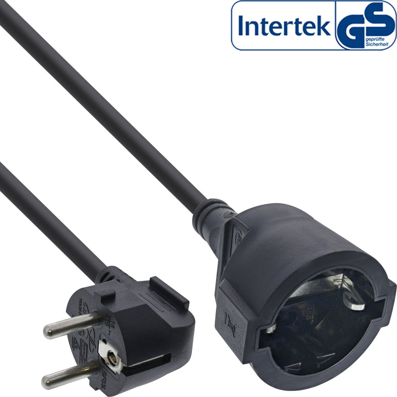 Inline® Power Cable Extensión Angeld Type F Black 5M