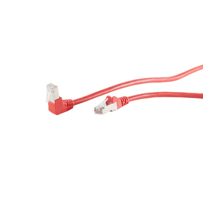 S-impuls Network Cable CAT.6 S FTP Pimf 90°-RECTO Red 20,0M — image 1