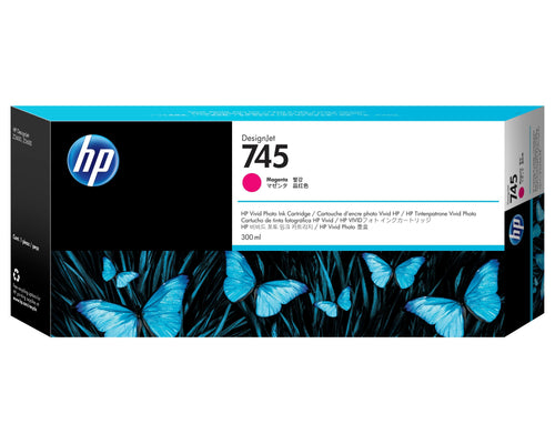 HP Genuine Ink 745 300ML Magenta Genuine Designjet Z2600 Postscript, Z5600 Postscript — image 1