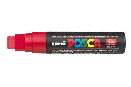 Posca Marcador PC-17K No Permanente Punta Biselada 15MM Red — image 1