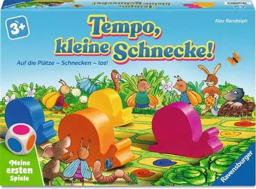 Ravensburger Mis Primeros Juegos: ¡acelera, Caracol!, Juego de mesa 12010016