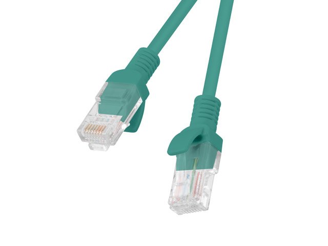 Lanberg Network Cable CAT.6 UTP 1.5M Green 10-PACK