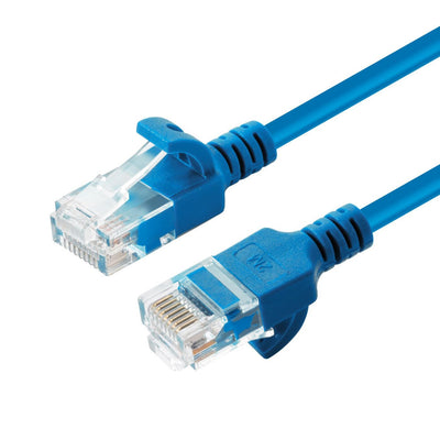 U/UTP CAT.6A Slim 5M Blue Unshielded Network Cable — image 1