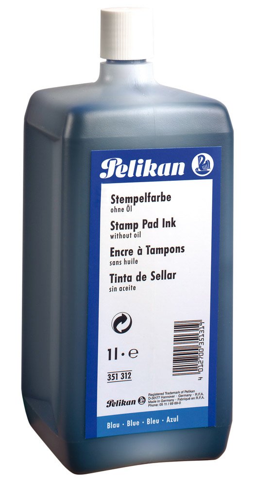 Pelikan Spare Part Colour Or. Oil Black 1000ML With Vertidor