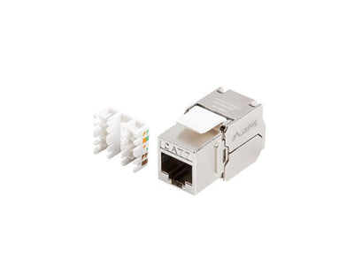 Lanberg Módulo Without Tools Keystone RJ45 180 Grados. FTP CAT.7 — image 1