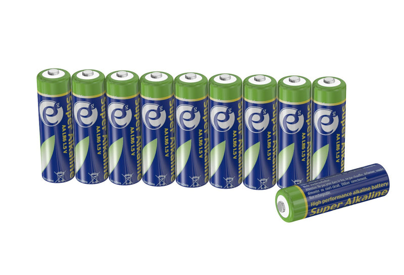 Paquete 10 Batteries Aa Energenie Súper Alcalinas EG-BA-AASA-01