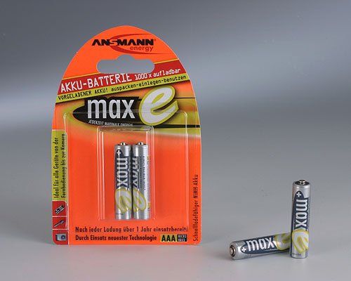 Ansmann Battery Maxe Nimh, (aaa), 800MAH, 2 Units Blíster (5030982)
