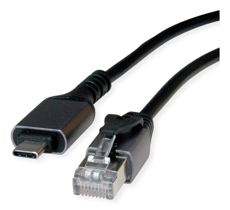 Value USB 3.2 Gen 2 Type-c a Gigabit Ethernet Cable Convertidor, Black 3M