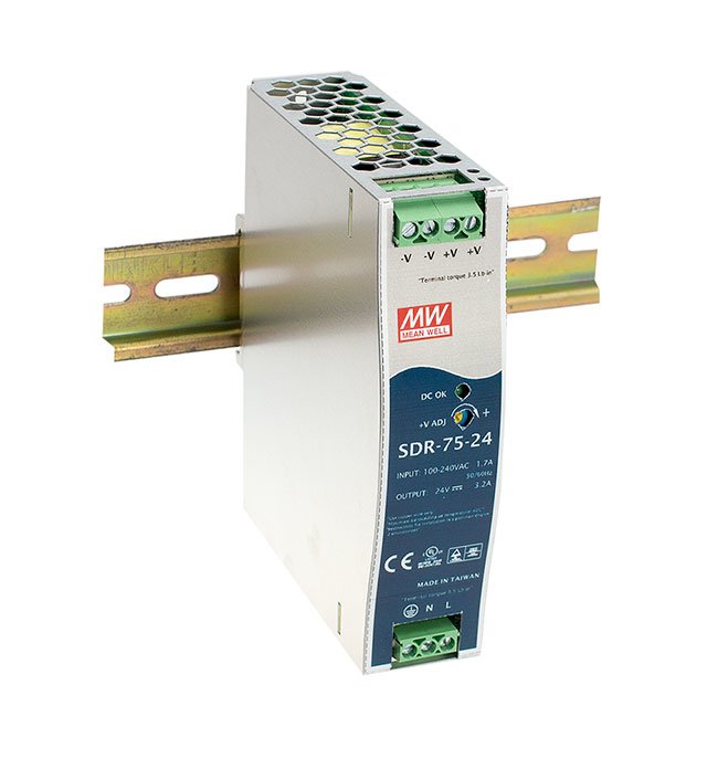 Meanwell Power Supply - 48V 75W Din Rail Schmal