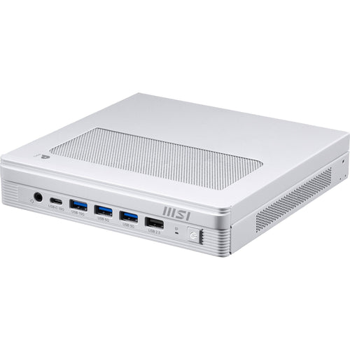 MSI Mini PC Pro DP10 A14MG-007BEU Intel Pentium Gold G7400 No RAM No HDD No Os White — image 1