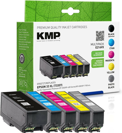 Kmp 1633,4055 Ink Cartridge Compatible Foto Black 33XL — image 1