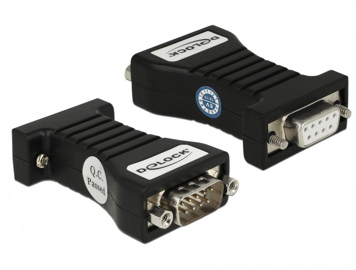 Delock Isolator 1 X Serie RS-232 DB9 Female a 1 X Serie RS-232 DB9