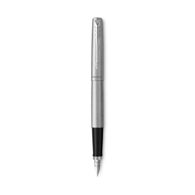 Parker Jotter Pluma Estilográfica Black Steel Inoxidable 1 Pieces — image 1