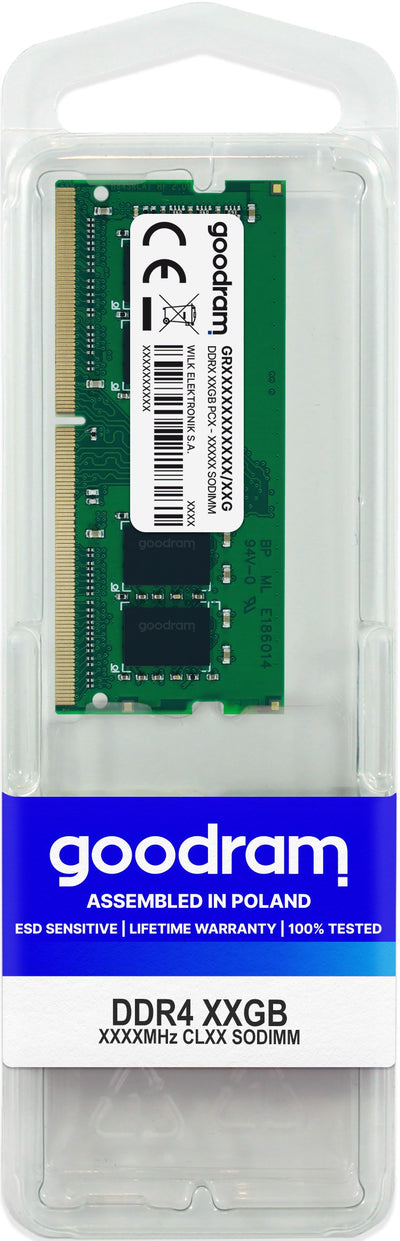 Goodram RAM DDR4 16GB 3200MHZ CL22 SODIMM — image 1