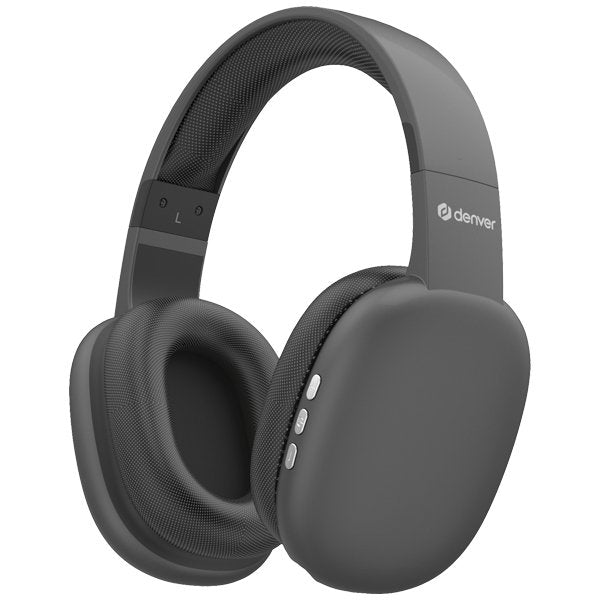 Denver BTH-252 Headphone And Helmet Headphones Wireless Mano Llamadas/Música/Sport/Uso Diario Bluetooth Grey